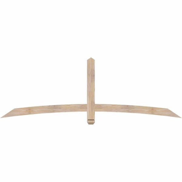 Ekena Millwork Bellingham Smooth Timber Gable Bracket, Douglas Fir, 84"W x 28"H x 1 1/2"D x 3 1/2"F, 8/12 Pitch GBW084X28X0204BEL00SDF - main